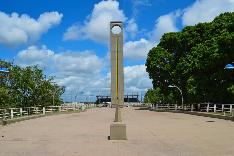 Monumento Marco Zero do Equador, em Macapá, em 2012.