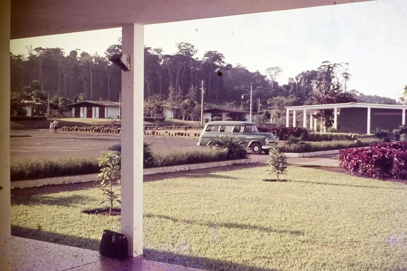 Vista histórica a partir do hotel da Vila Serra do Navio, em outubro de 1965.