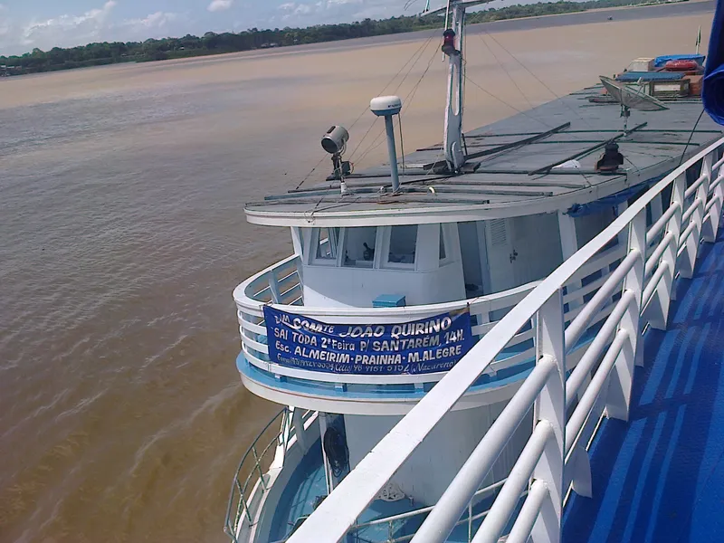 Zona portuaria de Santana, Amapá.